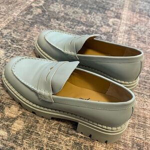 free people blue loafers